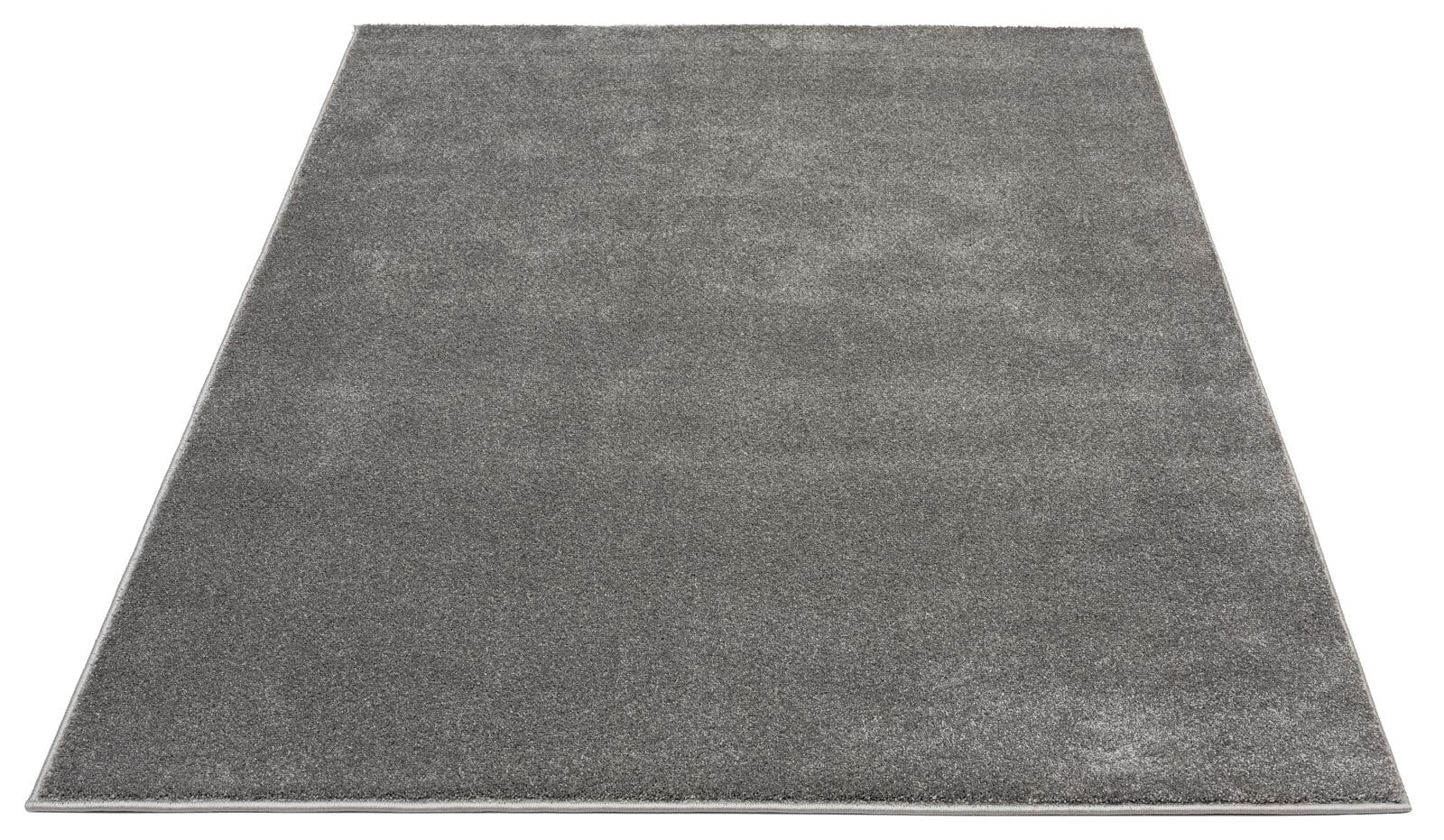 Webteppich PARDUA UNI 60 x 110 cm grau/schwarz