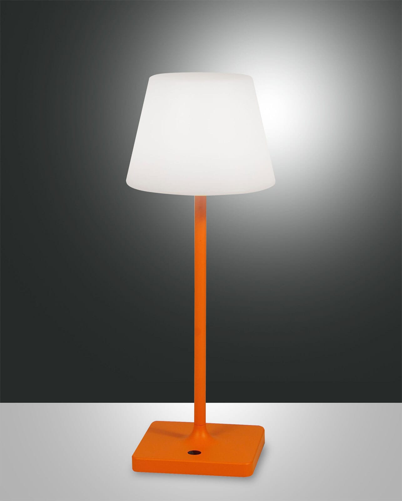 FABAS LUCE LED Akku Tischlampe ADAM orange