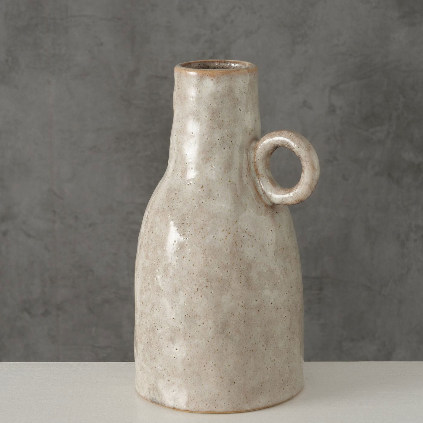 Vase CECILIE 20 cm grau