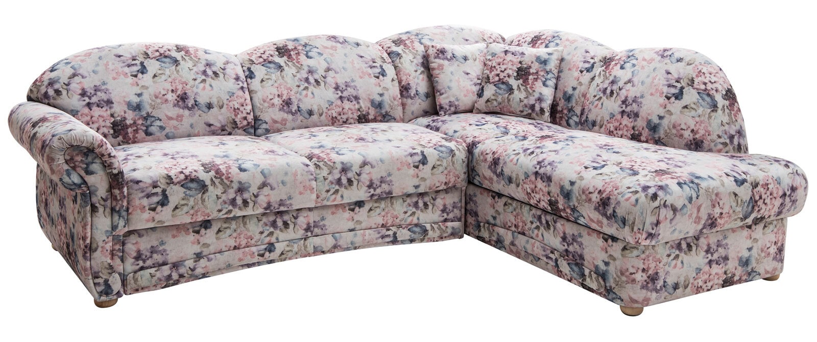 Ecksofa BARCELONA 194 x 124 cm floral