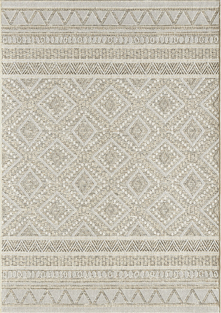 Outdoorteppich OTTAWA 80 x 150 cm beige 