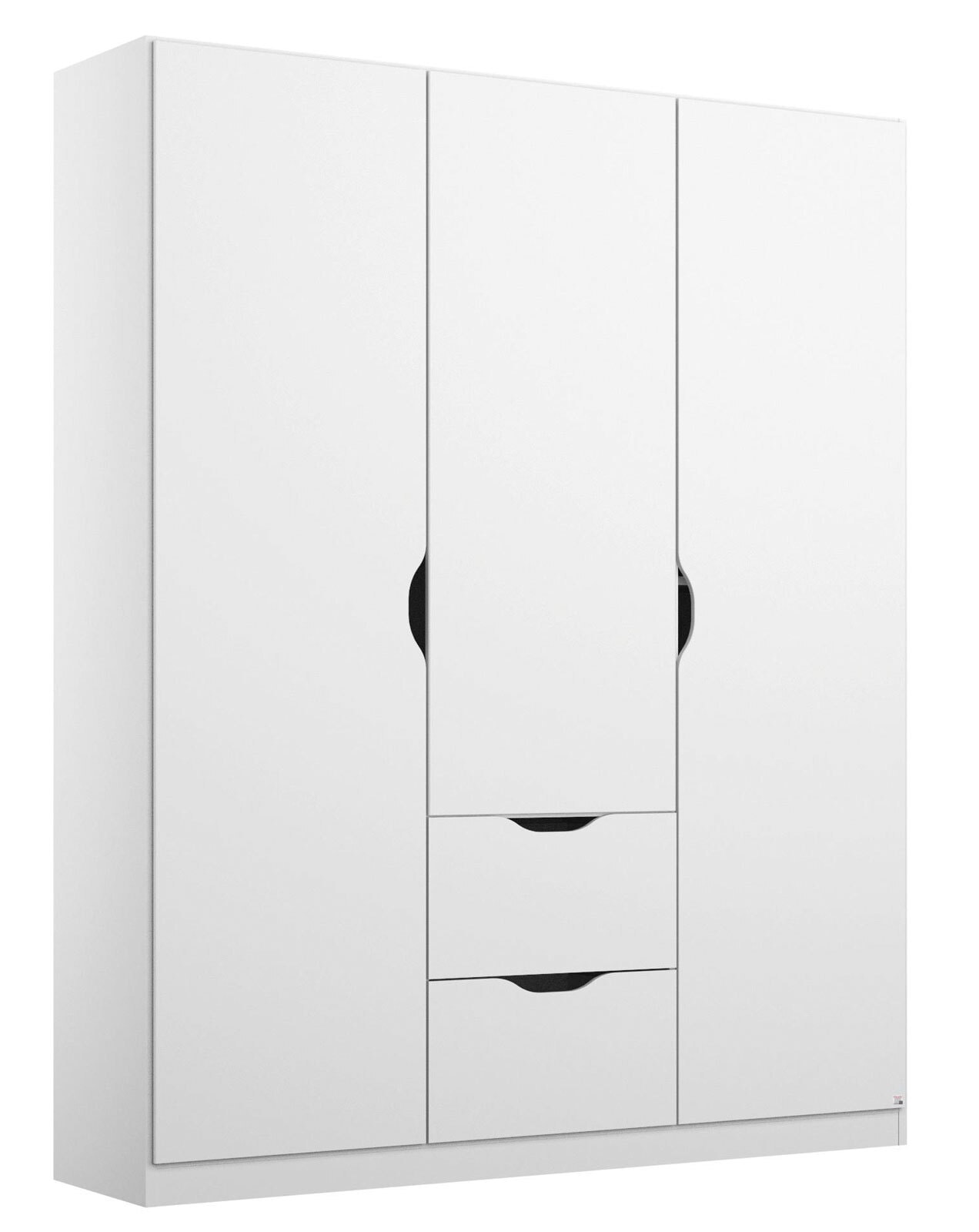 Kleiderschrank ALVARA 136 x 197 cm Alpinweiß NB