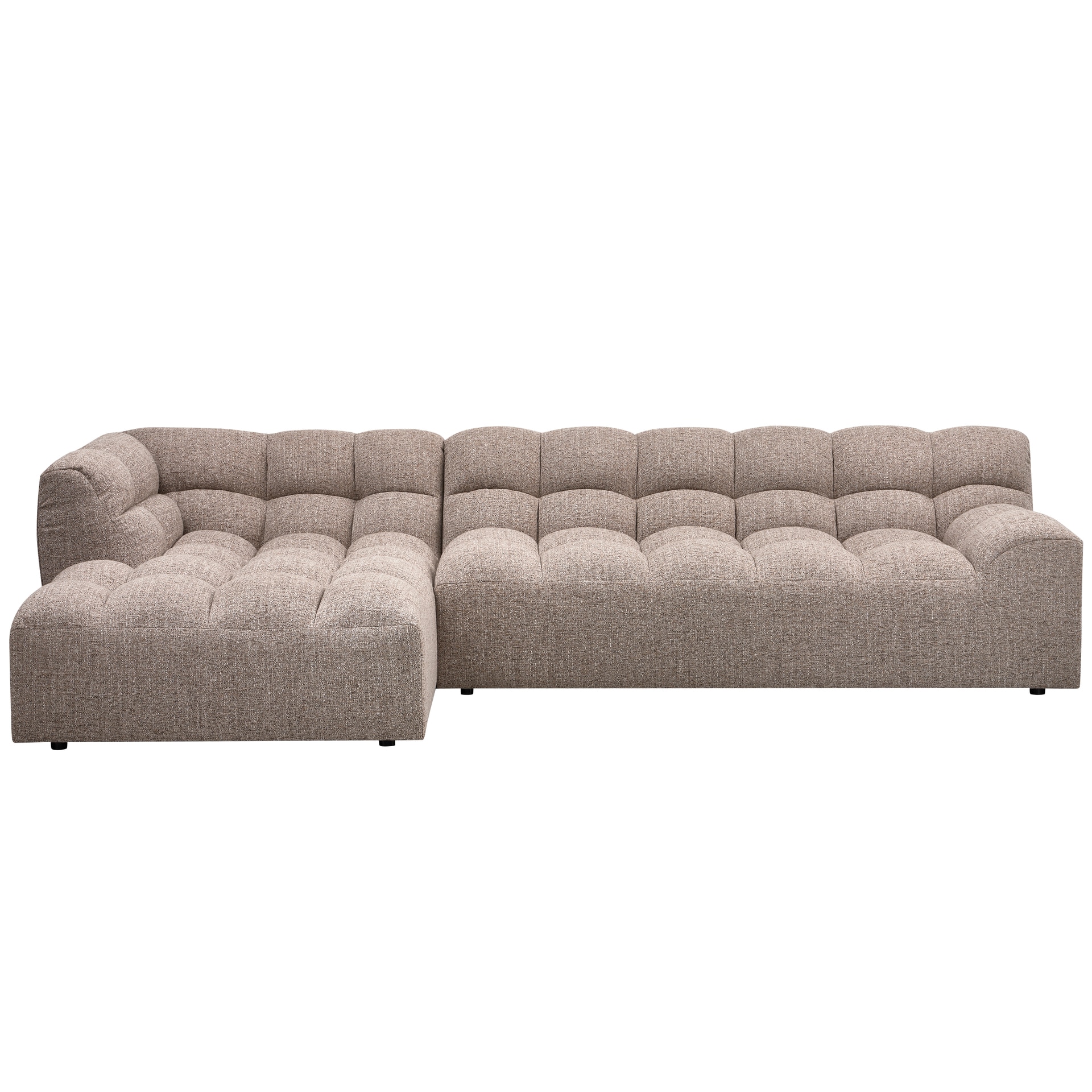 Ecksofa ALLURE 165 x 324 cm braun