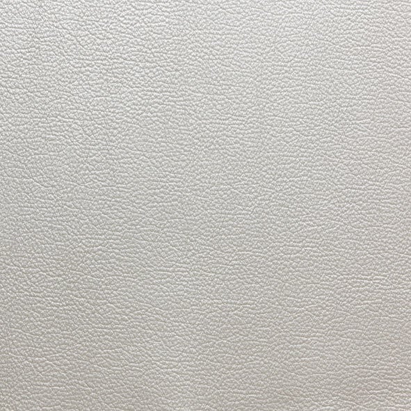 Ecksofa HOBART 207 x 260 cm mit Schlaffunktion rechts Lederbezug biancoweiß