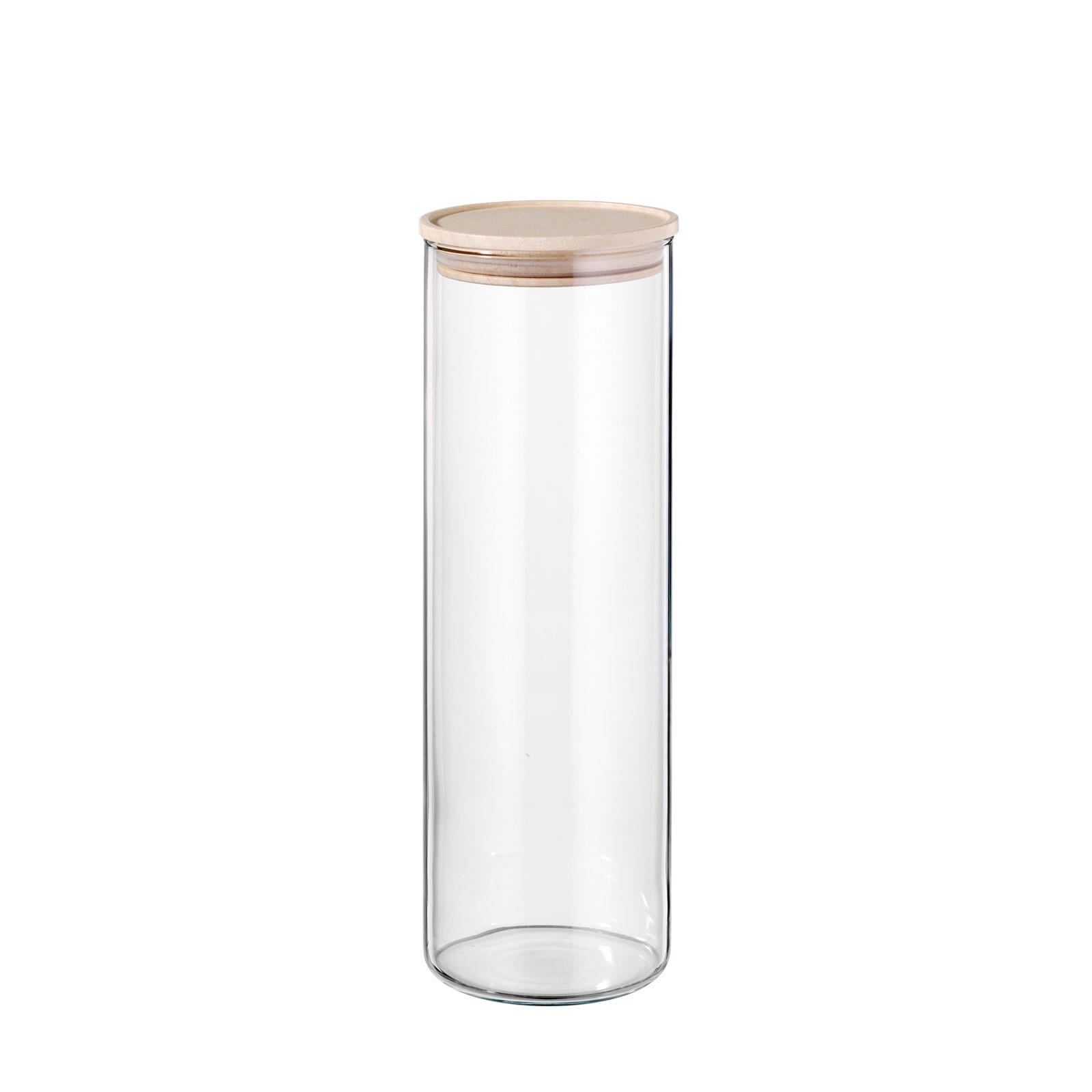 SIMAX Vorratsglas mit Holzdeckel 2000 ml Sicherheitsglas transparent