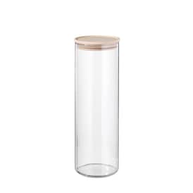 SIMAX Vorratsglas mit Holzdeckel 2000 ml Sicherheitsglas transparent