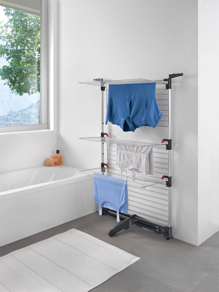 metaltex Wäscheständer CICLONE VARIO silberfarbig