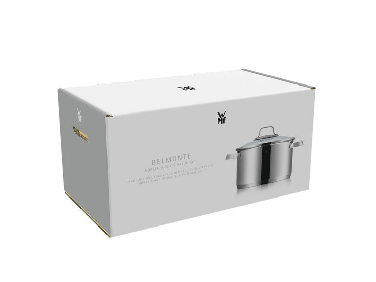 WMF Topf-Set BELMONTE 5-teilig silberfarbig Cromargan®