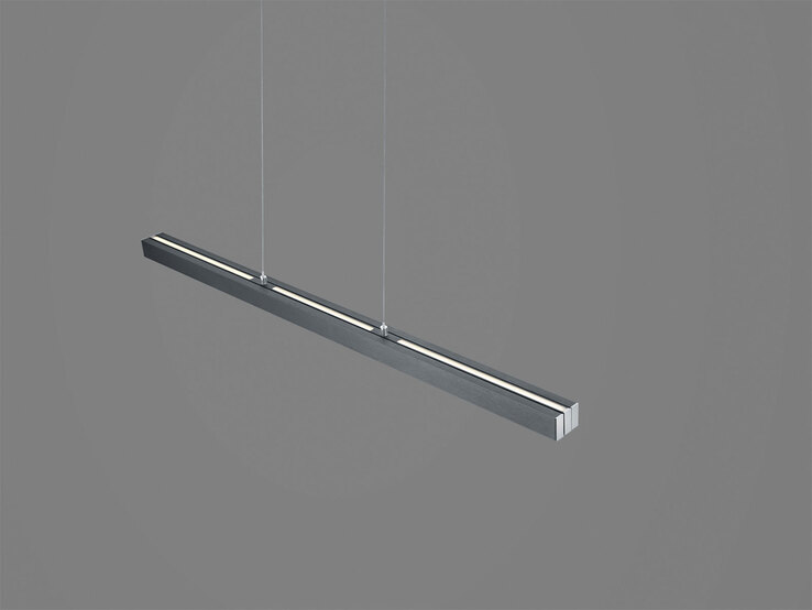 casaNOVA LED Balkenpendel LAETITIA 114-180 cm alufarbig