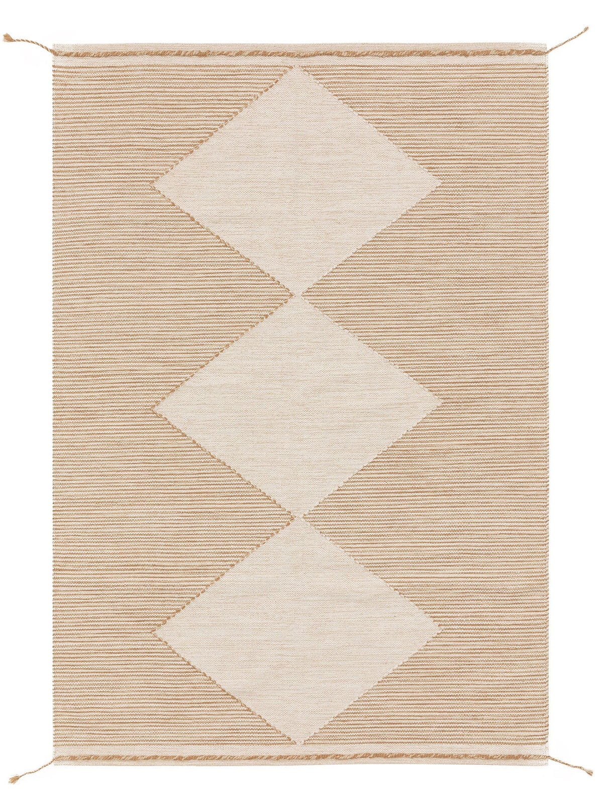 benuta pure Wollteppich NAHLA 120 x 170 cm beige