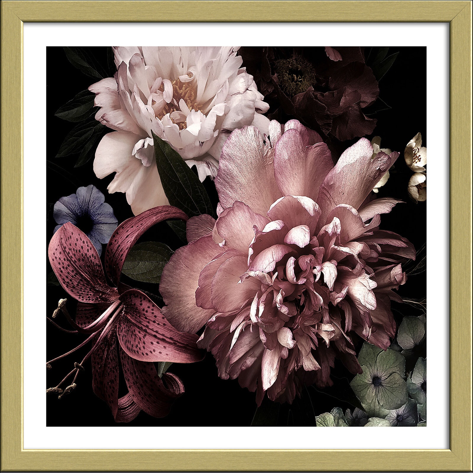 PRO ART Framed-Art Bild BEAUTIFUL ROSES 32,5 x 32,5 cm mehrfarbig