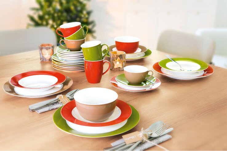 Ritzenhoff & Breker Jumbotasse DOPPIO 6er Set grün