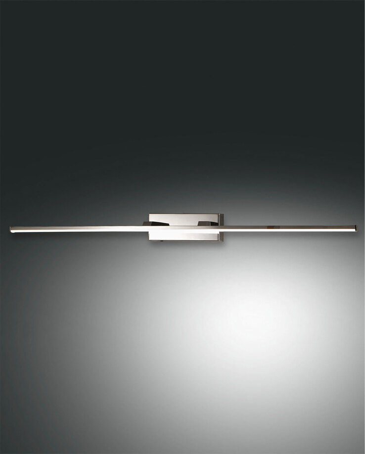 FABAS LUCE LED Spiegelleuchte NALA 75 cm chromfarbig