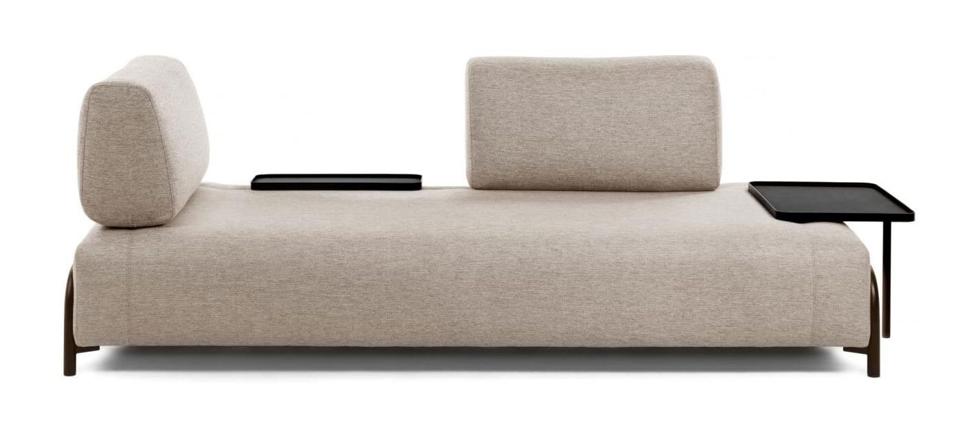 Kave Home Sofa 3-Sitzer COMPO beige