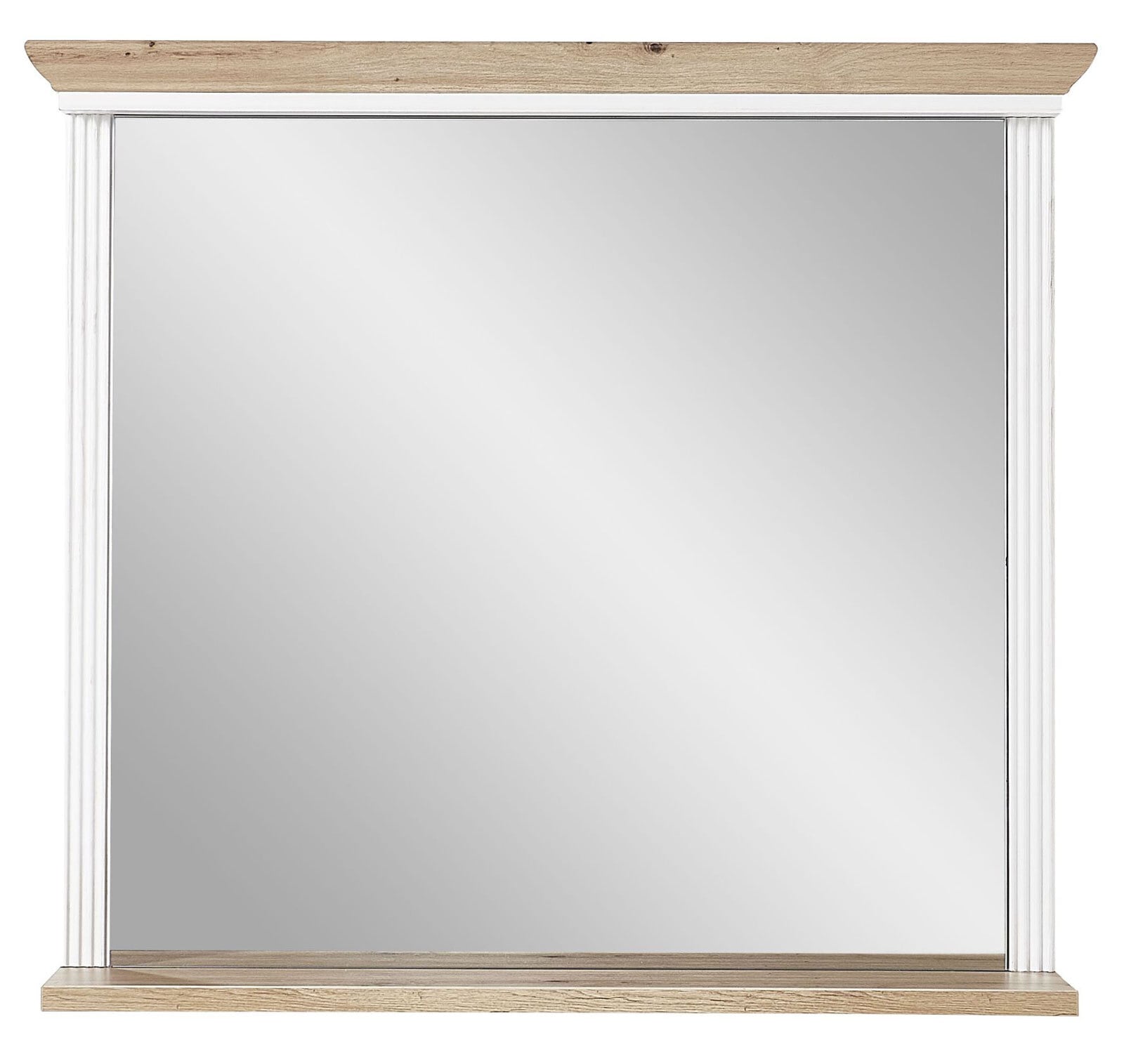 vito Spiegel JAMIN 93 x 83 cm Holznachbildung weiß
