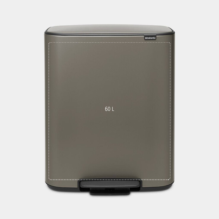 brabantia Treteimer BO 60 Liter platinum