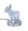 RL LED Tischlampe DOG 1-flg 17 cm Acryl chromfarbig