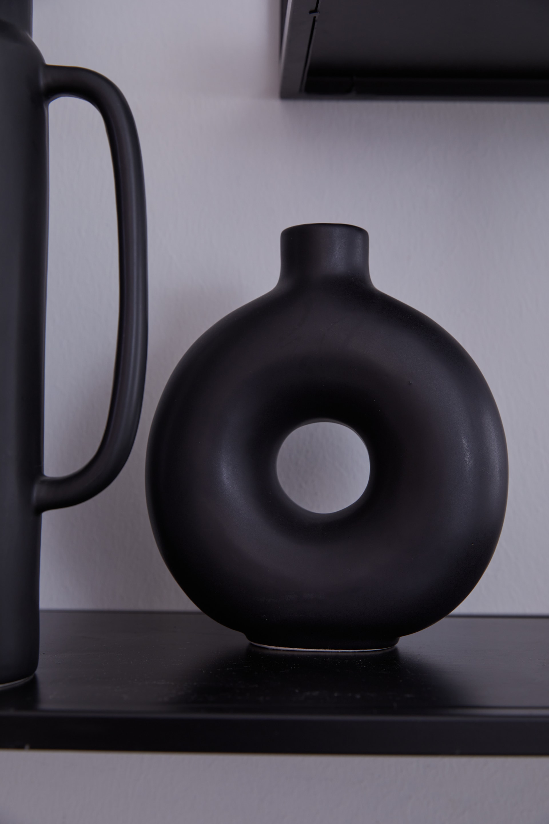 Vase LANYO 20 cm schwarz