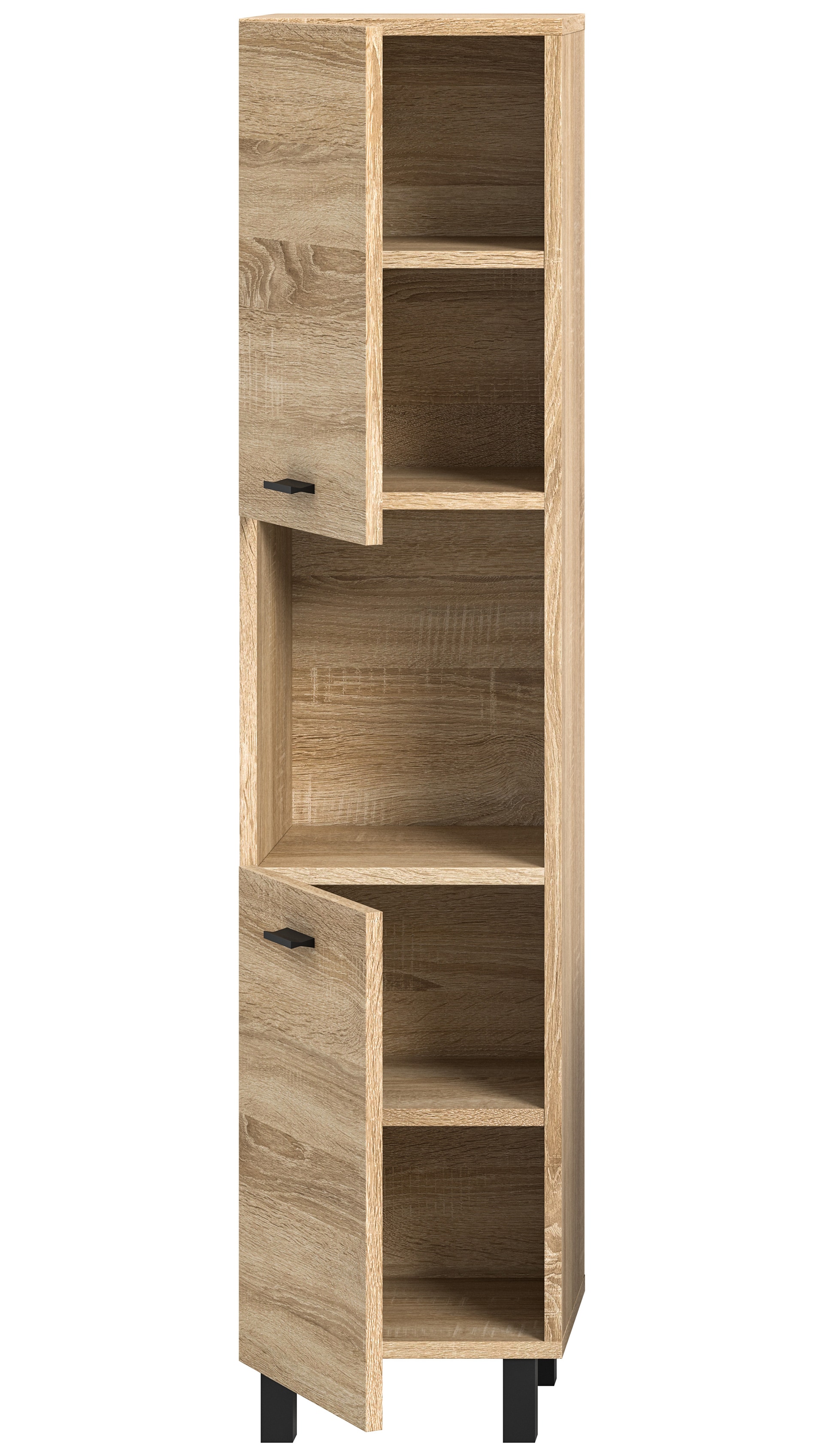 Bad-Midischrank BOSTON braun 125cm