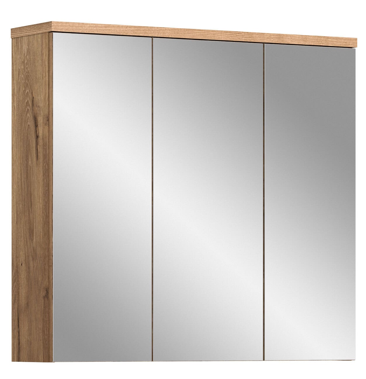 Spiegelschrank GRADO 80 x 75 cm Eiche