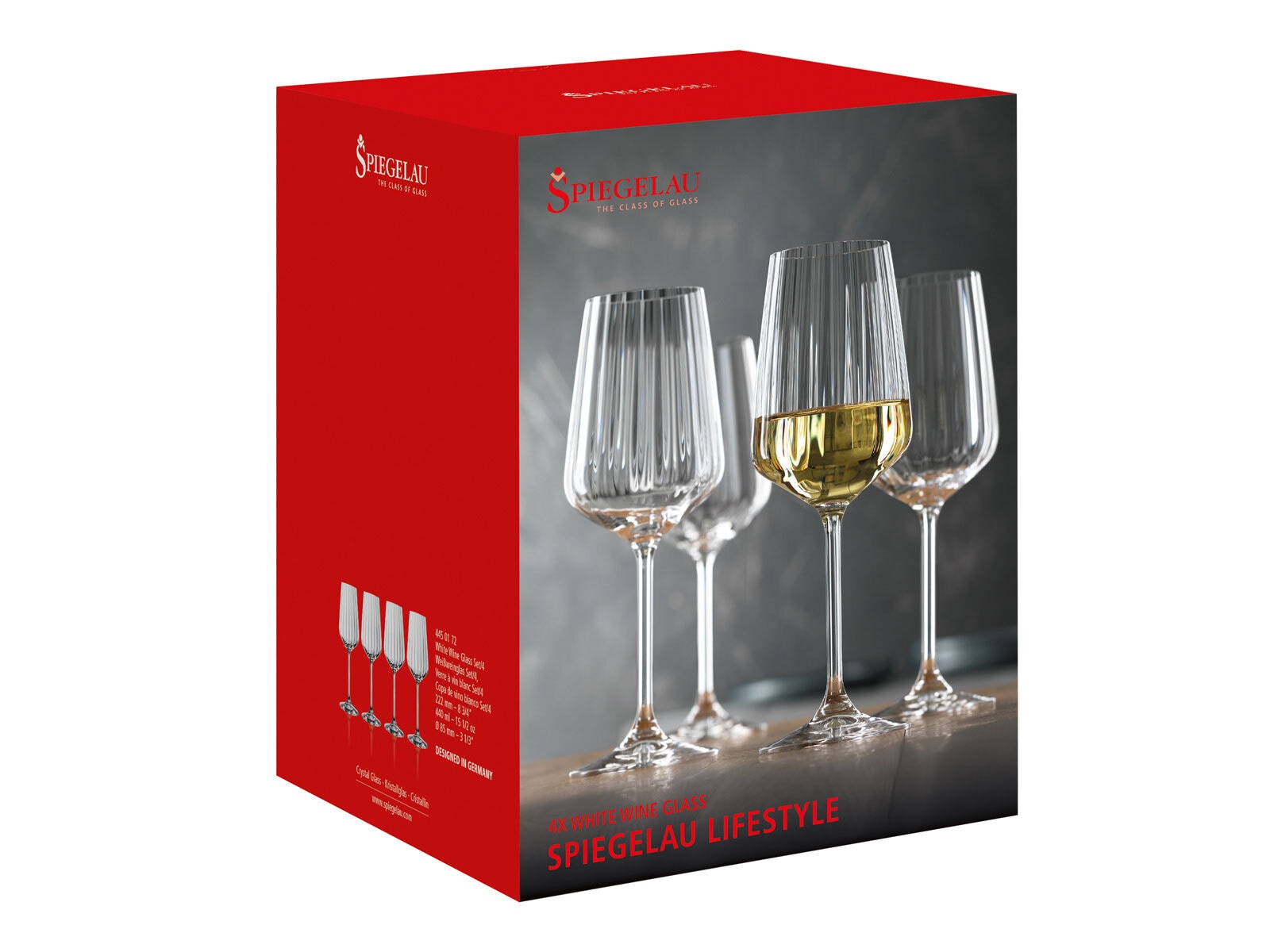 SPIEGELAU Weißweinglas LIFE STYLE 4er Set - je 440 ml