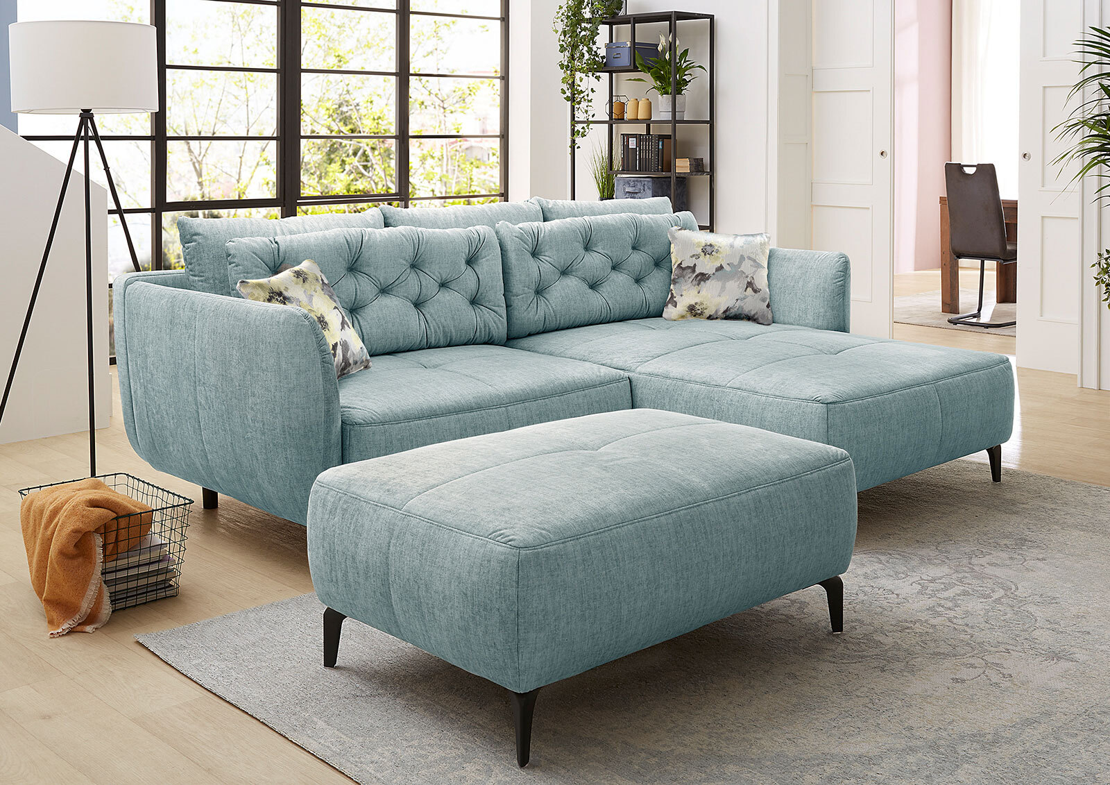 Ecksofa CHASE blau