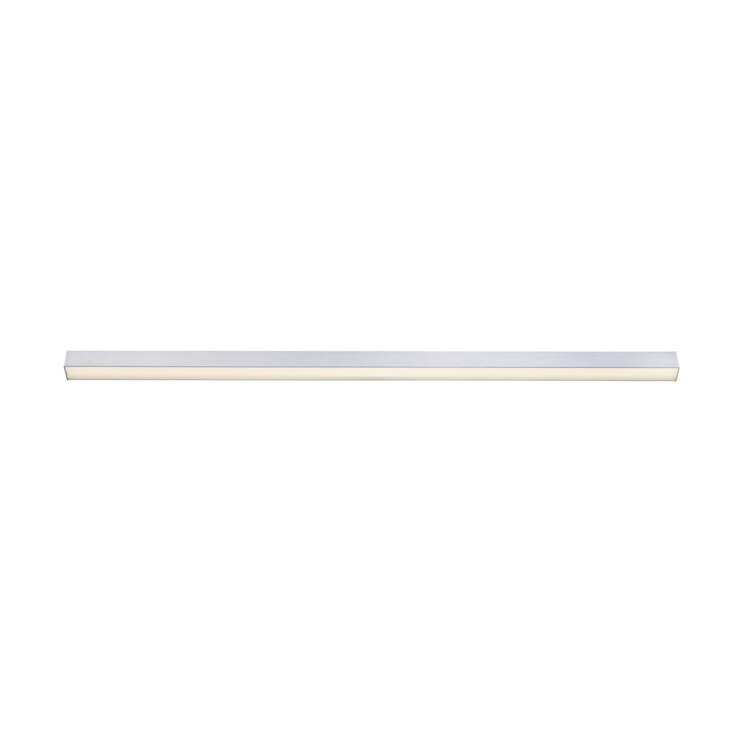 Paul Neuhaus LED Deckenlampe PURE-LINES 110 x 4 cm alufarbig