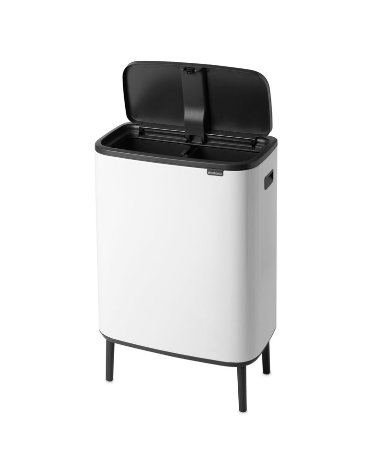 brabantia Mülleimer BO TOUCH BIN HI 2 x 30 Liter white
