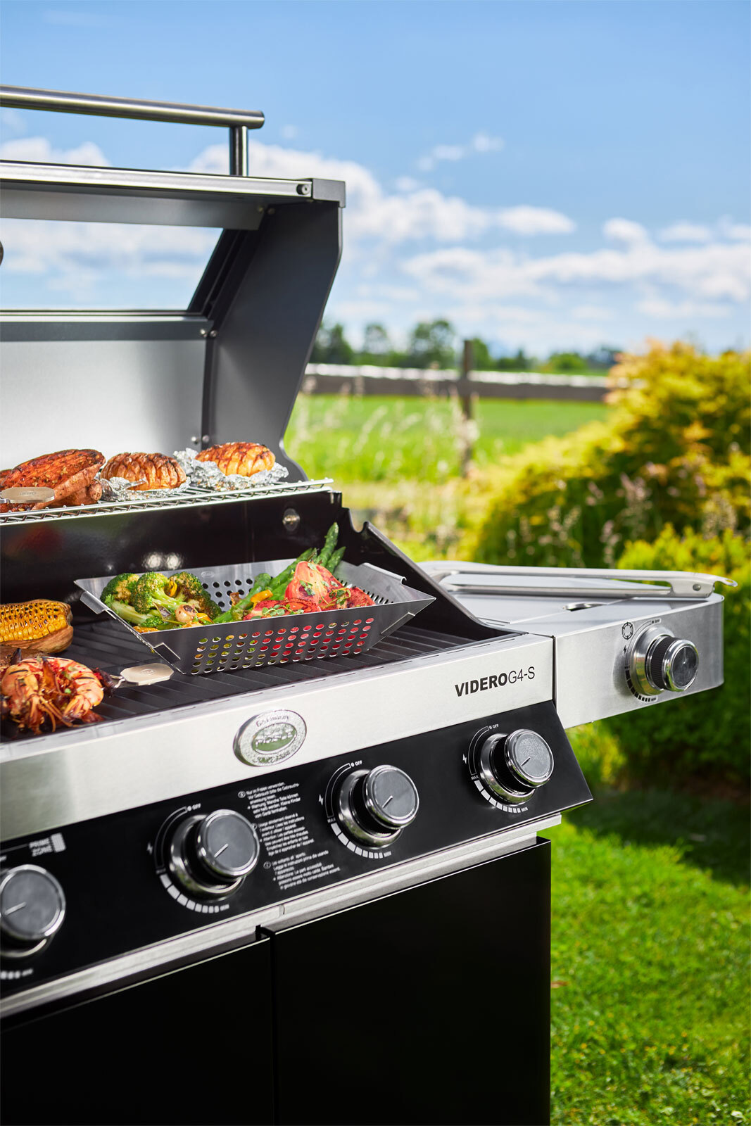 RÖSLE Gasgrill VIDERO G4-S Vario+ schwarz