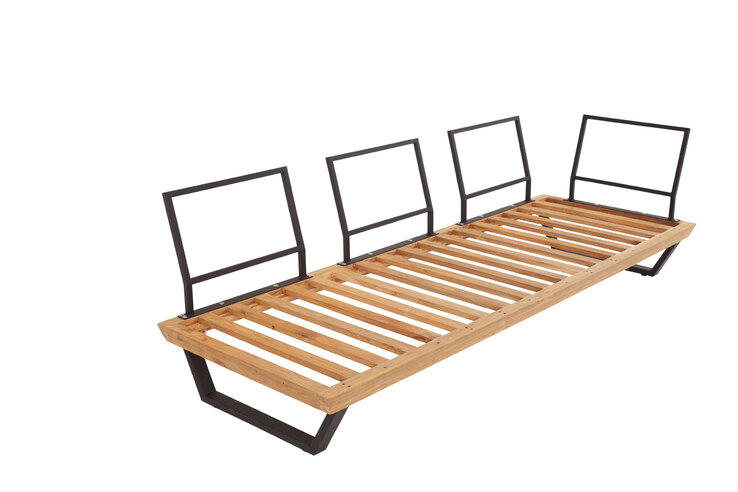 Garden FLAIR Loungeecke Garten OLIVIA 3-teilig Teak /beige