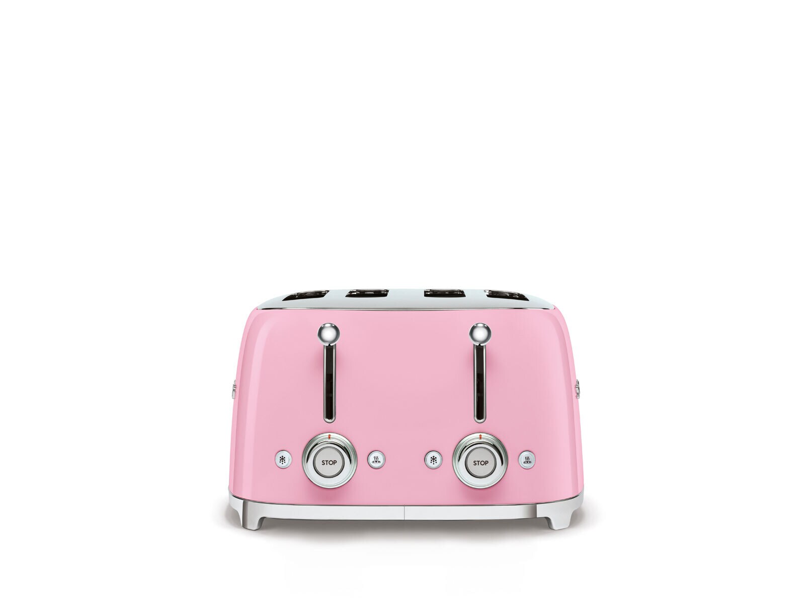 SMEG Toaster 4-Schlitz Retro Cadillac Pink
