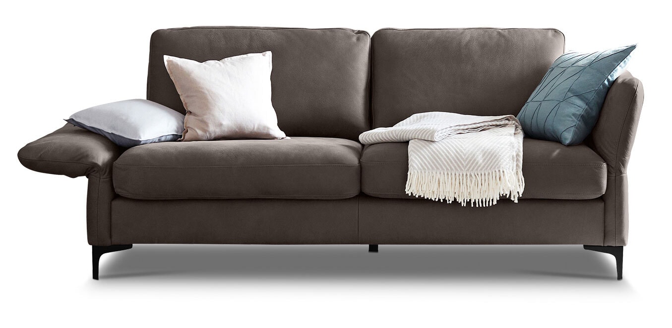 SCHÖNER WOHNEN-Kollektion Ledersofa 2,5-Sitzer TIMELESS Movini espressobraun