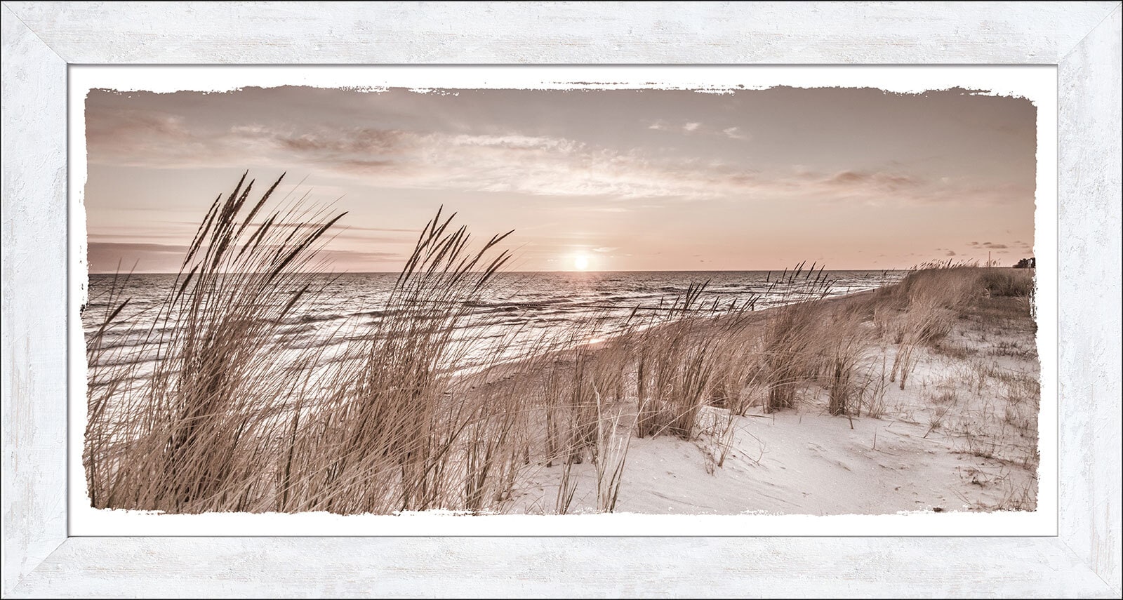 PRO ART Bild mit Rahmen BEACH AT SUNRISE III 129 x 69 cm