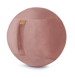 MAGMA Sitzball SAMT UNI 65 cm rund rosa