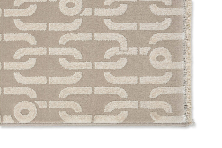 JOOP! Teppich CHAINS 200 x 300 cm creme