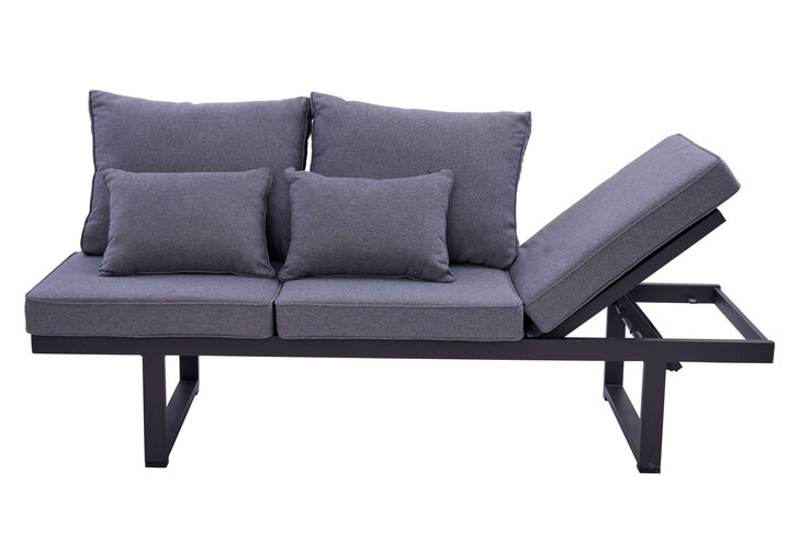 Garden FLAIR Gartensofa LINA anthrazit /grau