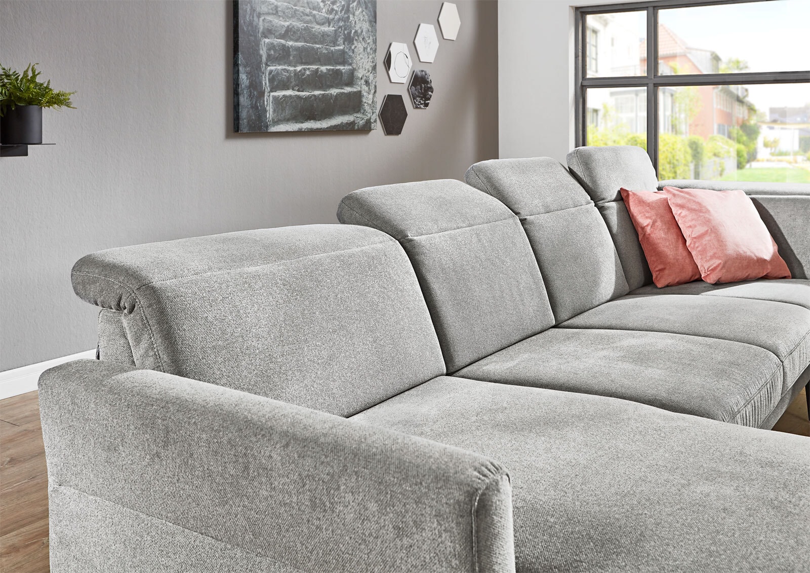 MONDO Wohnlandschaft LOMETTI grey