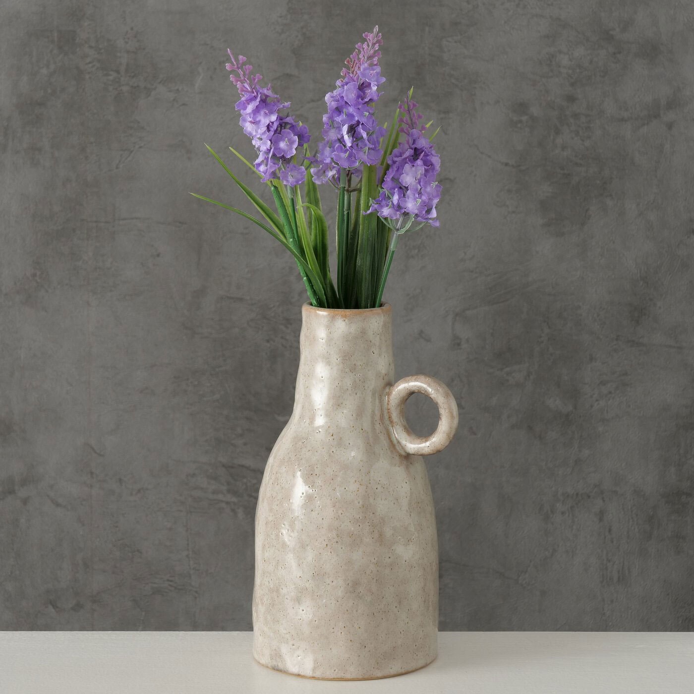 Vase CECILIE 20 cm grau