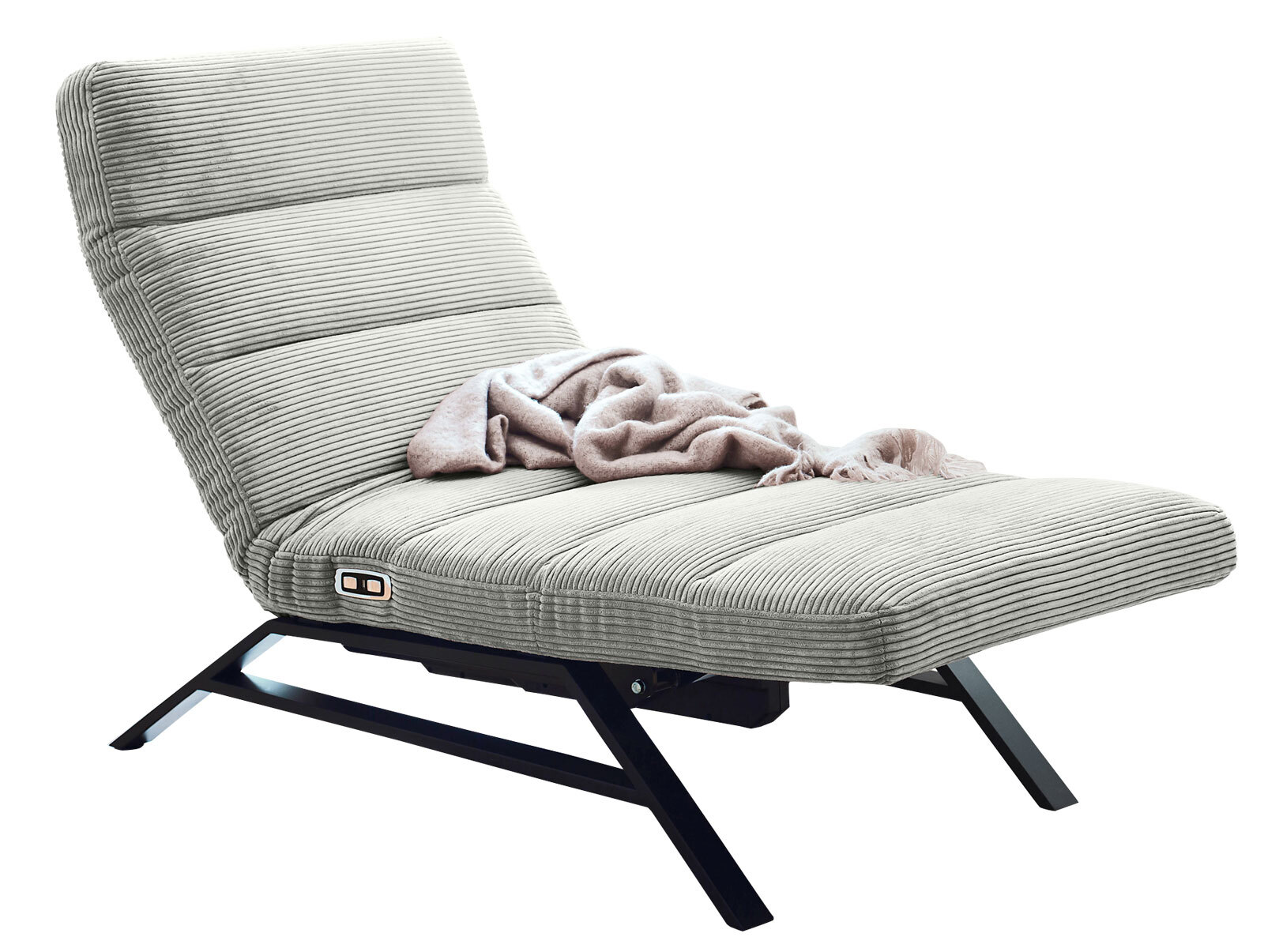 Ole Gunderson Relaxliege KARLSSON Cord lightgrey