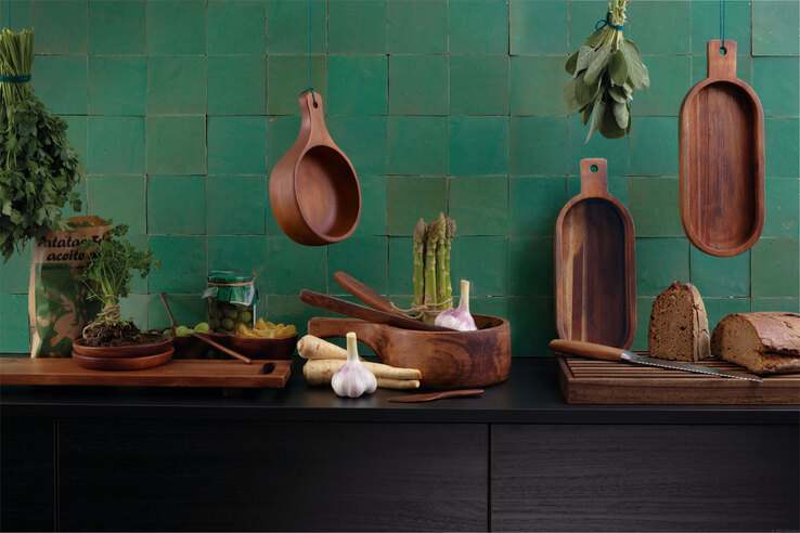 ASA Holzboard WOOD 13 x 3 x 60 cm Holz braun