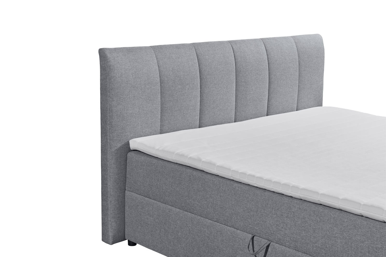 Boxspringbett GRAZIA 180 x 200 cm grau