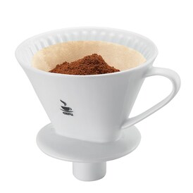 GEFU Kaffee-Filter SANDRAO für Größe 4 Keramik weiß