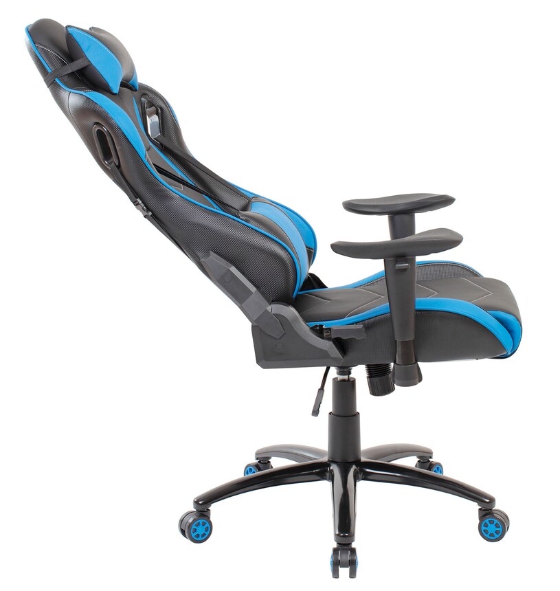 CASAVANTI Gaming Stuhl GAMER 3 Lederlook schwarz/ blau