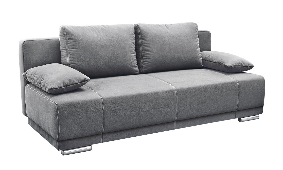 CASAVANTI Schlafsofa JEFF 200 cm grau