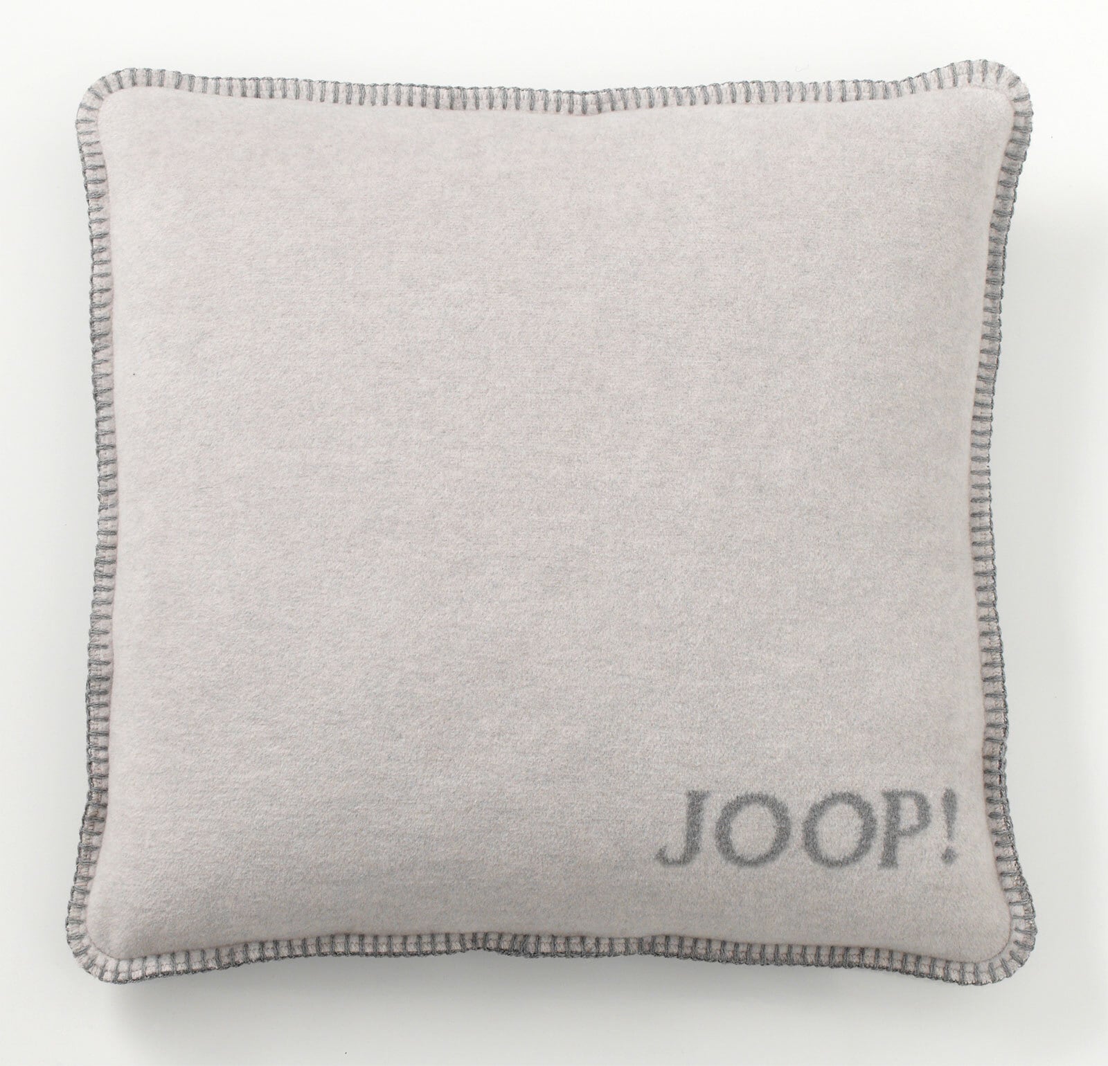 JOOP! Kissenhülle UNI DOUBLEFACE 50 x 50 cm grau 