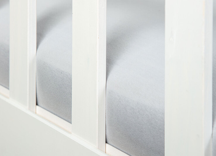 Bett LUCIAN 90 x 200 cm weiß