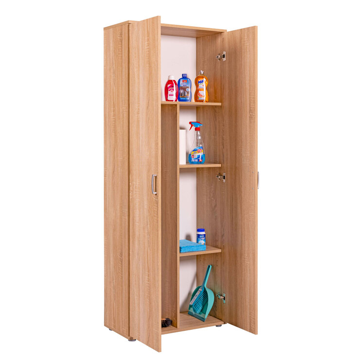 Mehrzweckschrank BASTIAN 70x189x34 cm Sonoma-Eiche Dekor