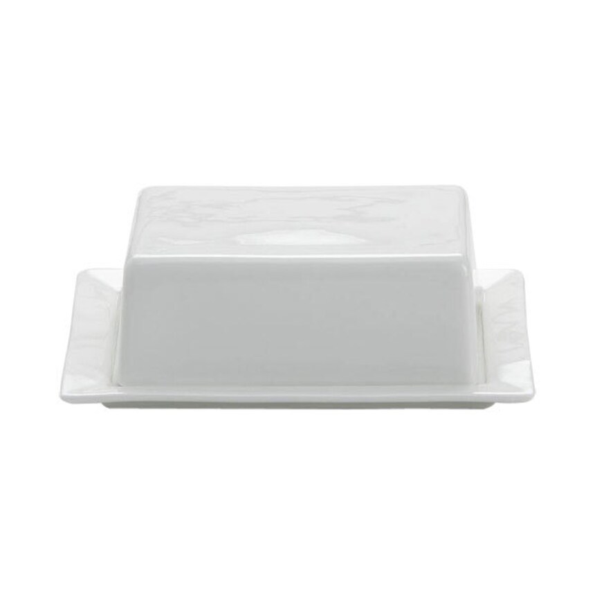 MAXWELL & WILLIAMS Butterdose BASICS 16 x 13 cm Porzellan weiß