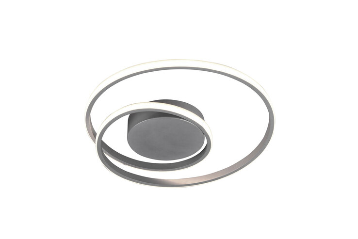 RL LED Deckenlampe ZIBAL titanfarbig