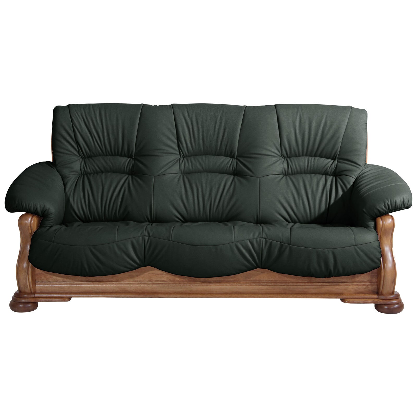 Sofa TENNESSEE 3-Sitzer dunkelgrün